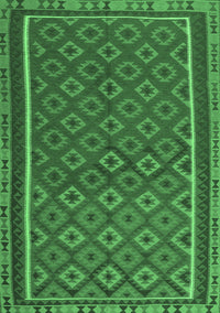 Oriental Emerald Green Traditional Rug, con2256emgrn