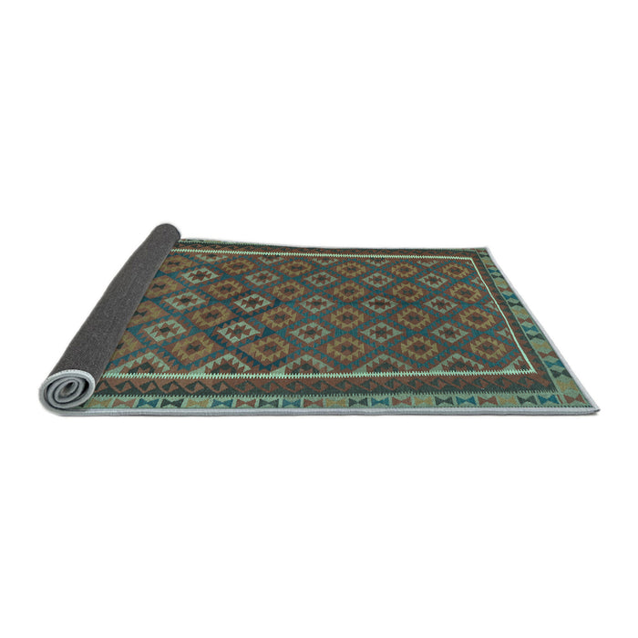 Sideview of Oriental Light Blue Traditional Rug, con2256lblu