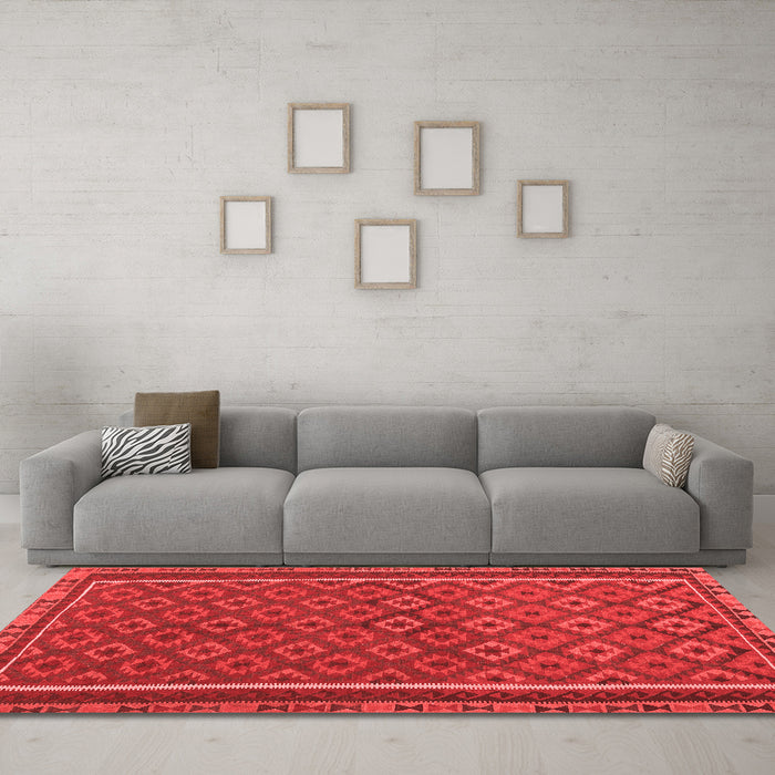 Traditional Red Washable Rugs
