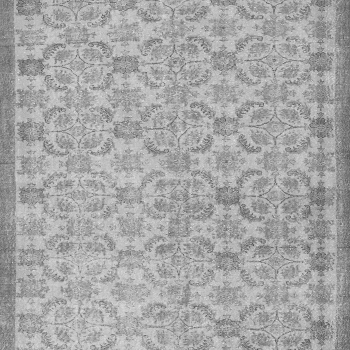 Serging Thickness of Machine Washable Persian Gray Bohemian Rug, wshcon2257gry