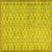 Square Persian Yellow Bohemian Rug, con2257yw