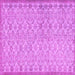 Square Persian Pink Bohemian Rug, con2257pnk