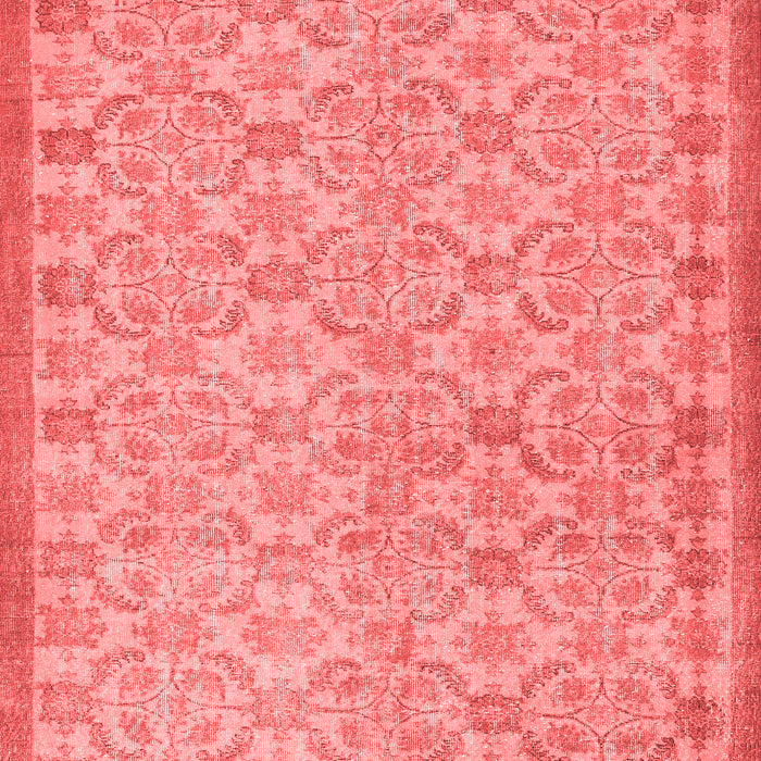 Machine Washable Persian Red Bohemian Rug, wshcon2257red