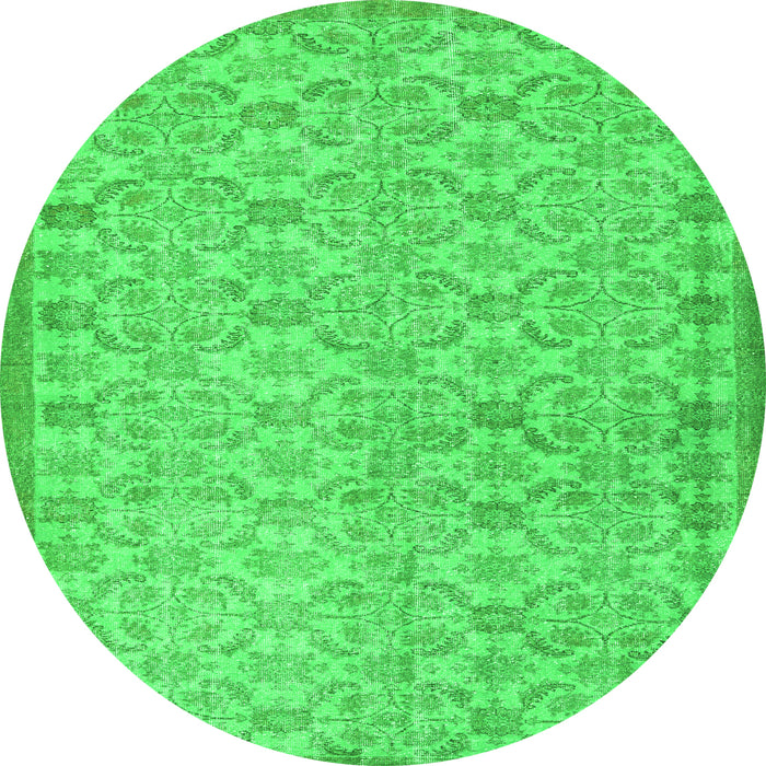 Square Persian Green Bohemian Rug, con2257grn