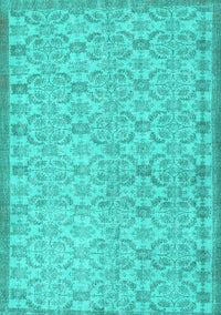 Persian Turquoise Bohemian Rug, con2257turq