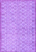 Machine Washable Persian Purple Bohemian Area Rugs, wshcon2257pur