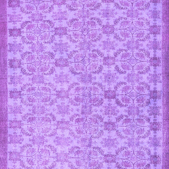 Machine Washable Persian Purple Bohemian Area Rugs, wshcon2257pur
