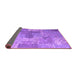 Sideview of Persian Purple Bohemian Rug, con2258pur