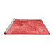 Bohemian Red Washable Rugs