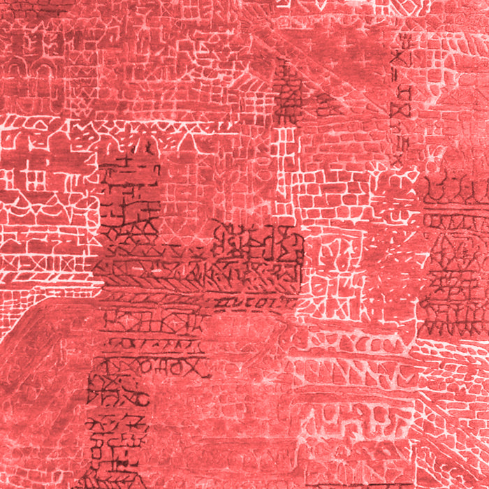 Machine Washable Persian Red Bohemian Rug, wshcon2258red