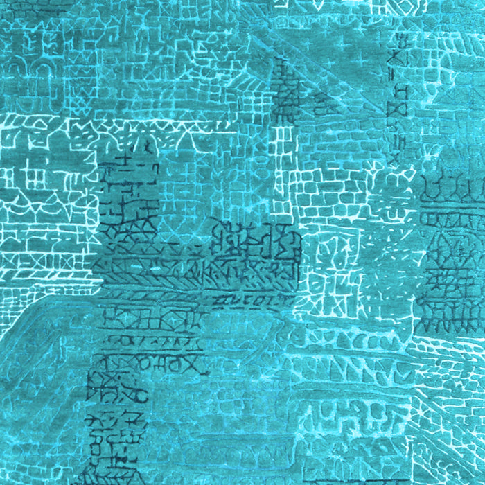 Machine Washable Persian Light Blue Bohemian Rug, wshcon2258lblu