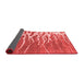 Abstract Red Contemporary Area Rugs