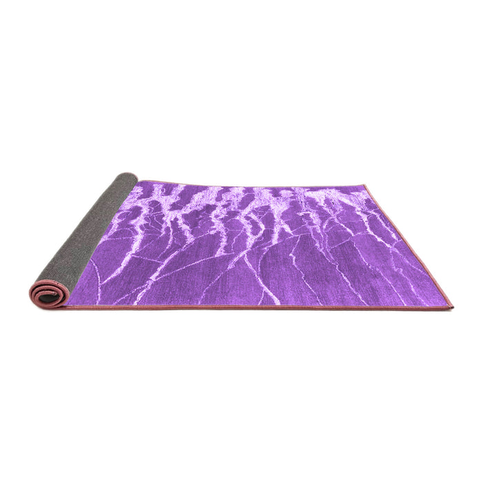 Sideview of Abstract Purple Contemporary Rug, con2259pur