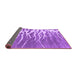 Sideview of Abstract Purple Contemporary Rug, con2259pur