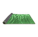 Sideview of Abstract Emerald Green Contemporary Rug, con2259emgrn