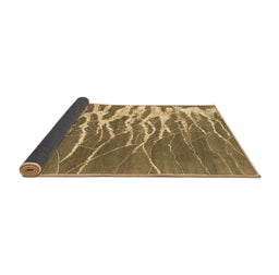 Sideview of Abstract Brown Contemporary Rug, con2259brn