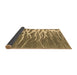 Sideview of Abstract Brown Contemporary Rug, con2259brn