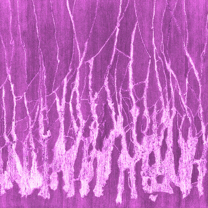 Square Machine Washable Abstract Pink Contemporary Rug, wshcon2259pnk