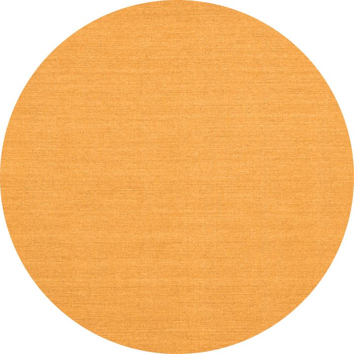 Square Solid Orange Modern Rug, con225org