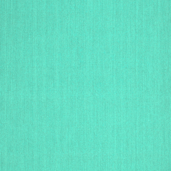 Square Machine Washable Solid Turquoise Modern Area Rugs, wshcon225turq