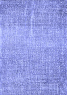 Abstract Blue Contemporary Rug, con2260blu
