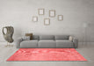 Contemporary Red Washable Rugs