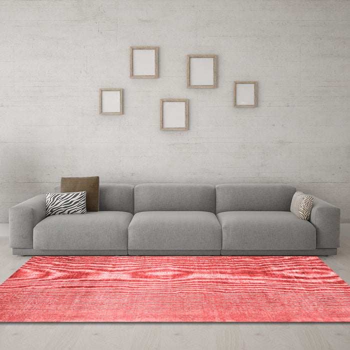 Contemporary Red Washable Rugs