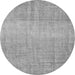 Square Abstract Gray Contemporary Rug, con2260gry