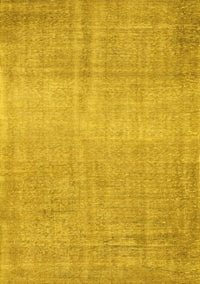 Abstract Yellow Contemporary Rug, con2260yw