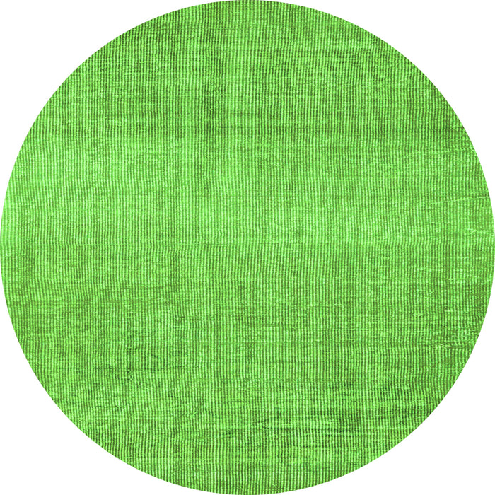 Square Abstract Green Contemporary Rug, con2260grn