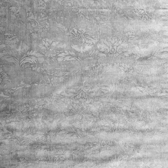 Serging Thickness of Machine Washable Solid Gray Modern Rug, wshcon2261gry