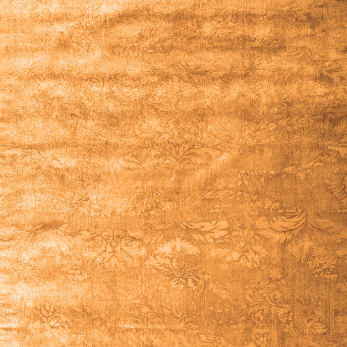 Serging Thickness of Machine Washable Solid Orange Modern Area Rugs, wshcon2261org