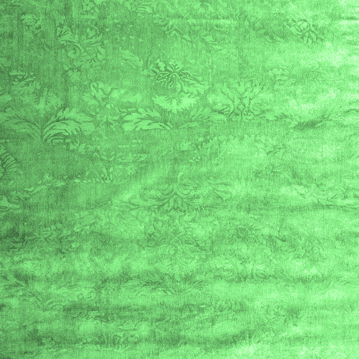 Machine Washable Solid Emerald Green Modern Area Rugs, wshcon2261emgrn