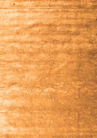 Solid Orange Modern Rug, con2261org