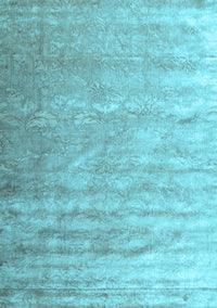 Solid Light Blue Modern Rug, con2261lblu