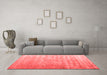 Modern Red Washable Rugs