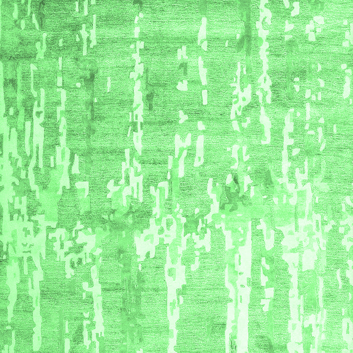 Abstract Emerald Green Contemporary Rug, con2262emgrn