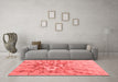 Contemporary Red Washable Rugs