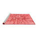 Contemporary Red Washable Rugs