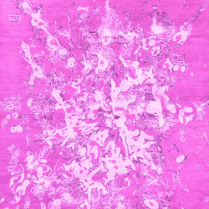 Machine Washable Abstract Pink Contemporary Rug, wshcon2264pnk