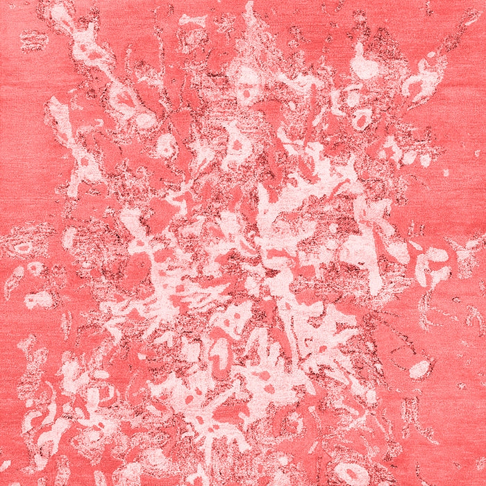 Machine Washable Abstract Red Contemporary Rug, wshcon2264red