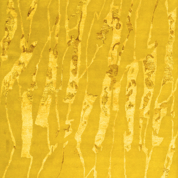 Solid Yellow Modern Rug, con2265yw