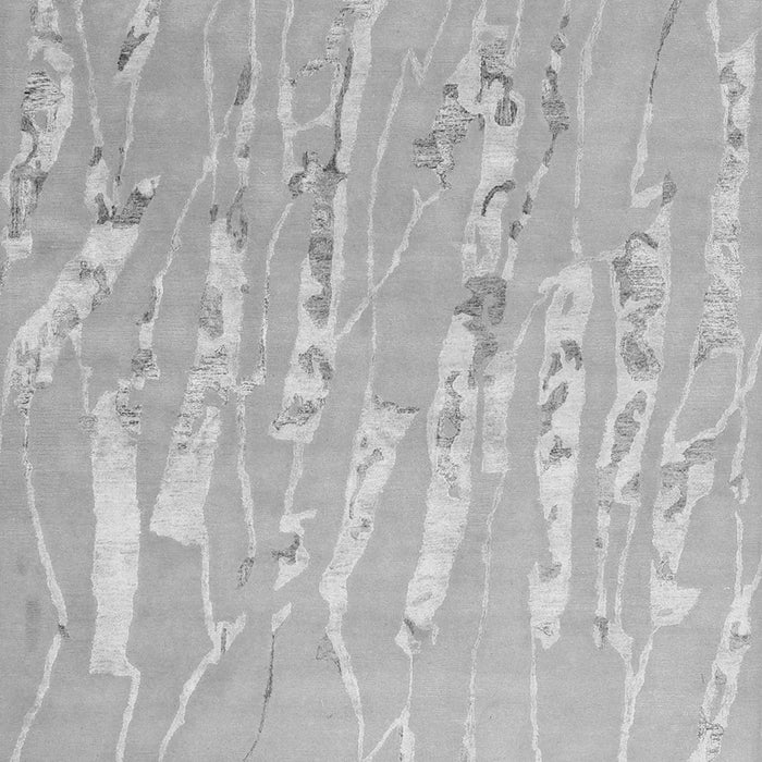 Serging Thickness of Machine Washable Solid Gray Modern Rug, wshcon2265gry