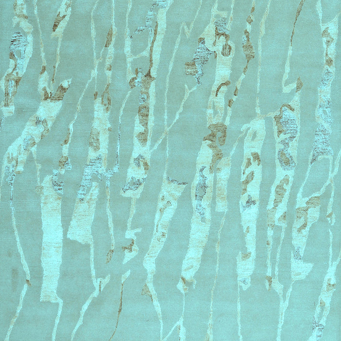 Solid Light Blue Modern Rug, con2265lblu