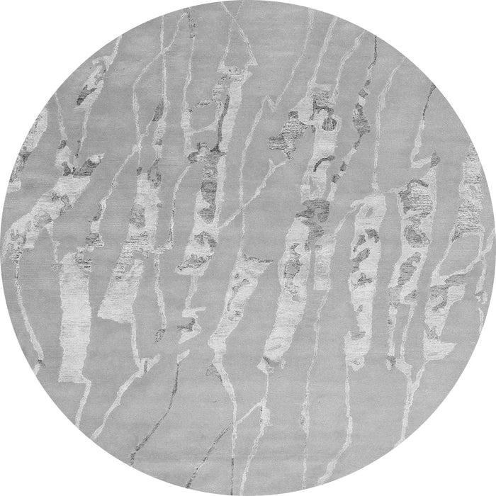 Square Solid Gray Modern Rug, con2265gry