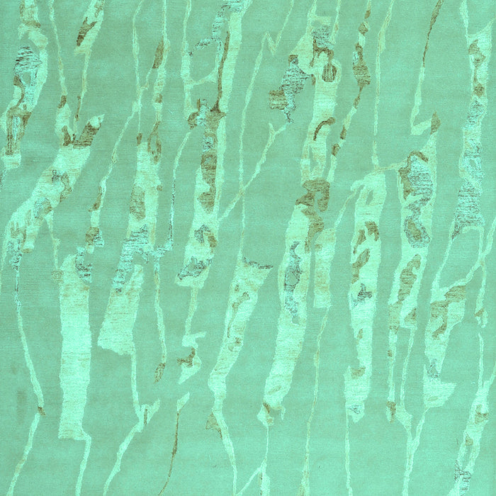 Machine Washable Solid Turquoise Modern Area Rugs, wshcon2265turq