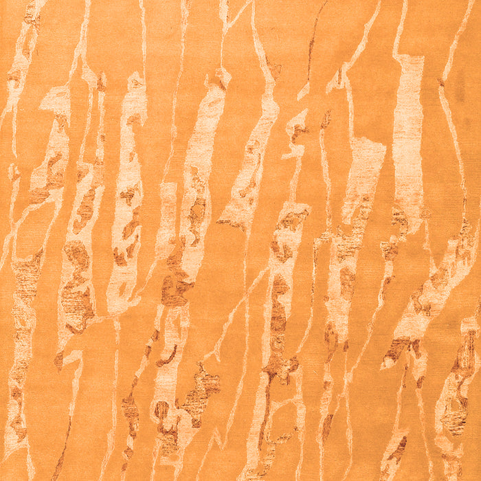 Solid Orange Modern Rug, con2265org