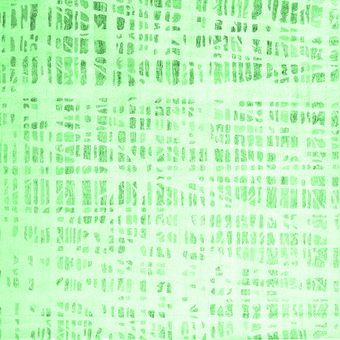 Square Machine Washable Solid Emerald Green Modern Area Rugs, wshcon2266emgrn