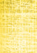 Machine Washable Solid Yellow Modern Rug, wshcon2266yw