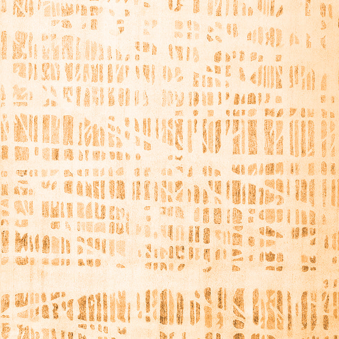 Serging Thickness of Machine Washable Solid Orange Modern Area Rugs, wshcon2266org